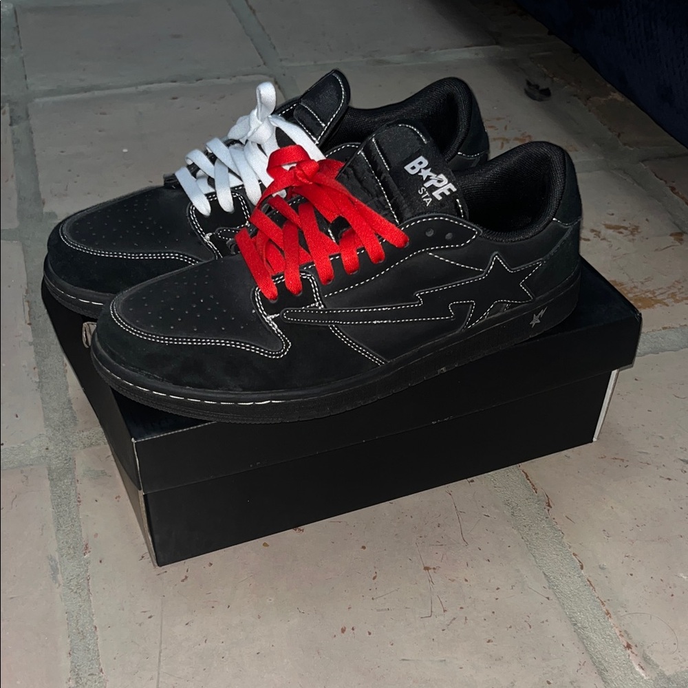 BapeSta Indigo Studios LA Sneaker “Travis Scott” Triple Black